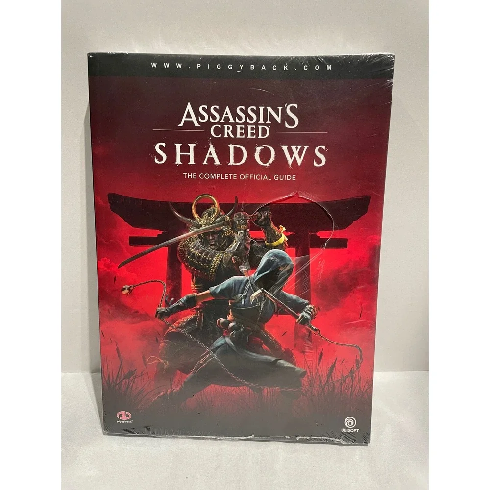 Assassins Creed Shadows The Complete Official Guide Piggyback Ubisoft New Sealed